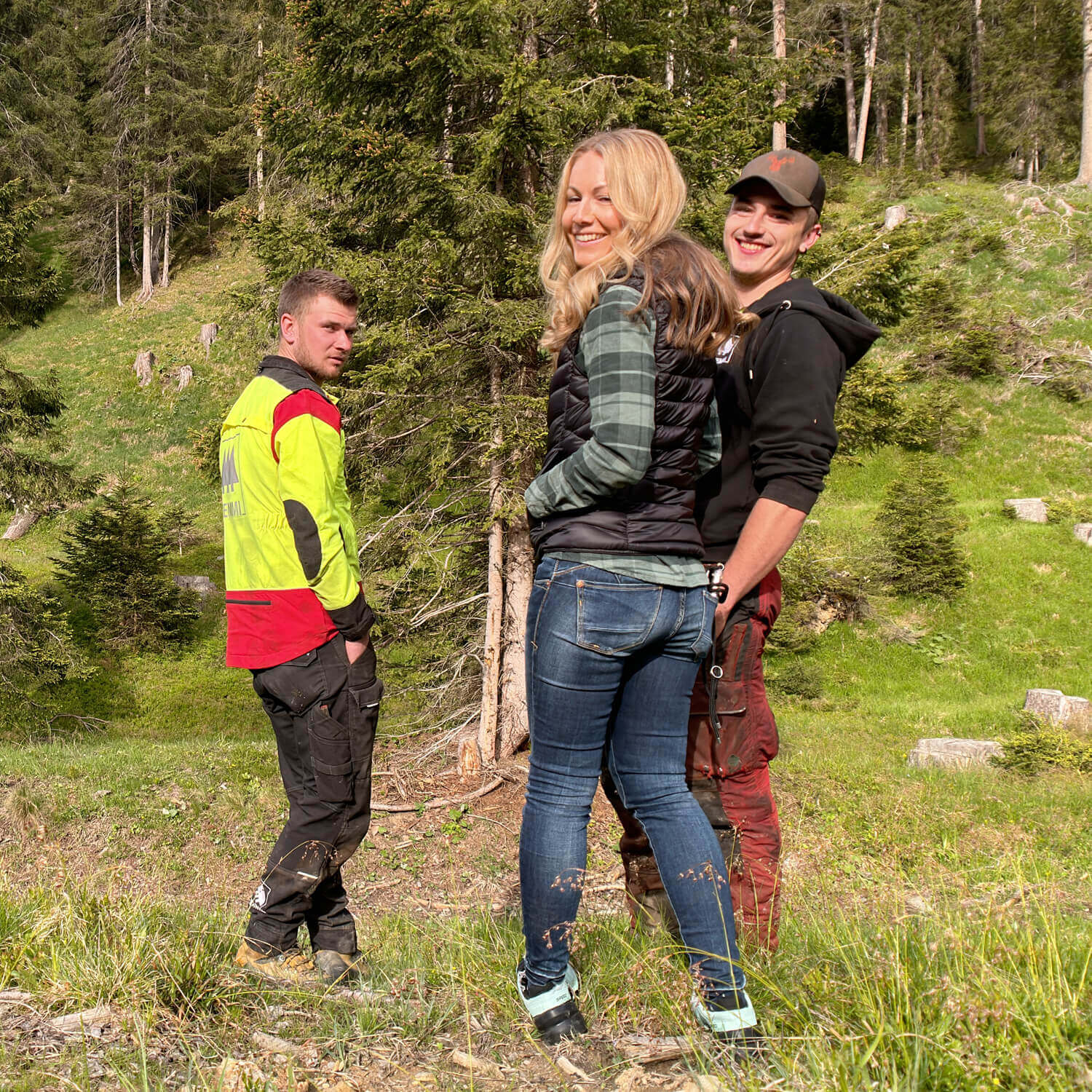 Teamfoto der Hemmi Forst AG, Churwalden (Graubünden)